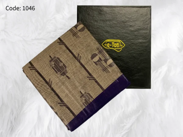 e-Tati Premium Jacquard Lungi- 1046 (Power Loom) - Image 4